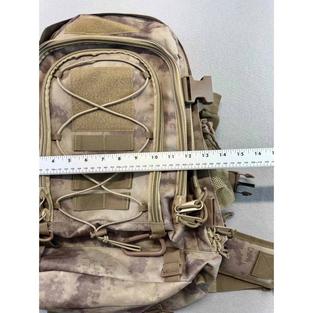 Tactical Backpack Digital Camo Desert Tan Military Style Rucksack